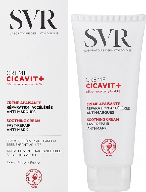 SVR Успокаивающий крем Cicavit+ Soothing Cream - фото N4