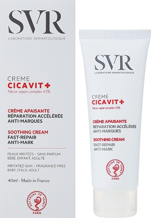 SVR Успокаивающий крем Cicavit+ Soothing Cream - фото N2