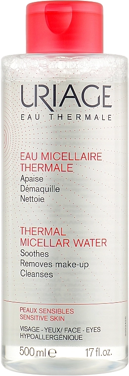 Uriage Мицеллярная вода для чувствительной кожи Thermal Micellar Water Sensitive Skin - фото N2