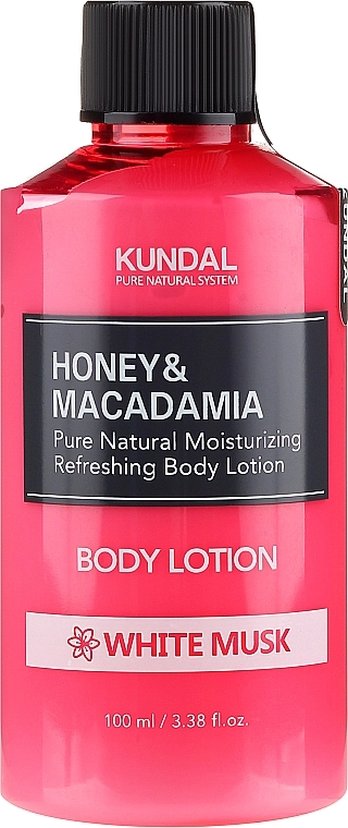 Kundal Лосьйон для тіла "Білий мускус" Honey & Macadamia White Musk Body Lotion - фото N3