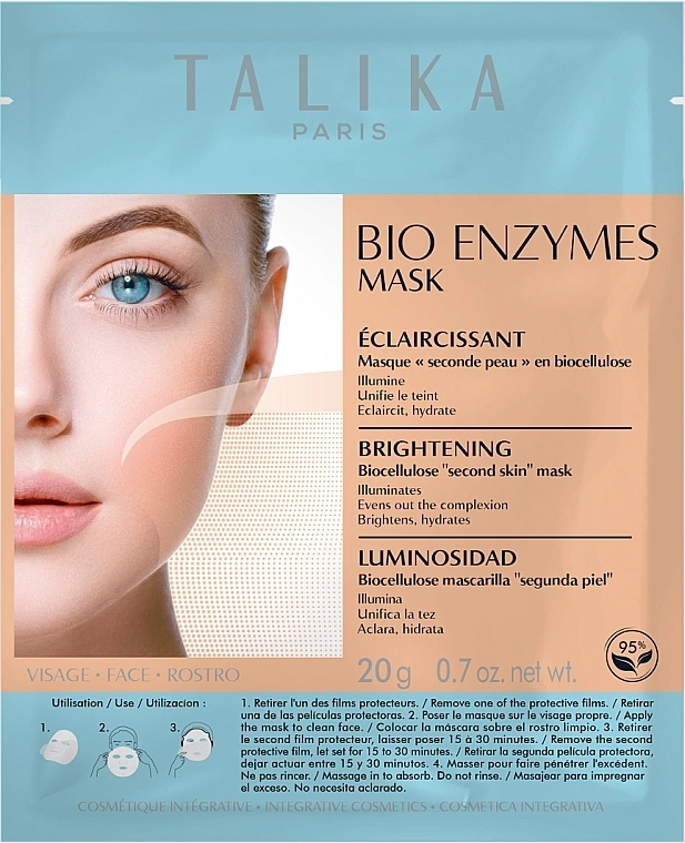 Talika Освітлювальна маска для обличчя Bio Enzymes Brightening Mask - фото N1