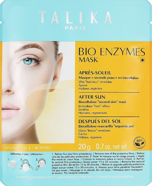 Talika Маска для лица после солнечных ванн Bio Enzymes Mask After Sun - фото N1