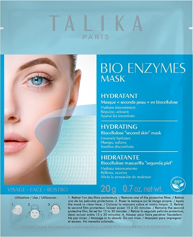 Talika Зволожувальна маска для обличчя Bio Enzymes Hydrating Mask - фото N1