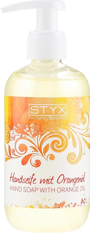 Styx Naturcosmetic Жидкое мыло с апельсиновым маслом Hand Soap With Orange Oil - фото N1