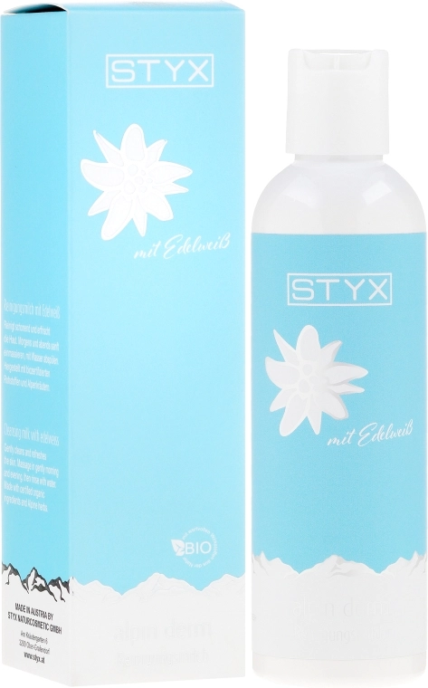 Styx Naturcosmetic Очищающее молочко с эдельвейсом Alpin Derm Milk - фото N1