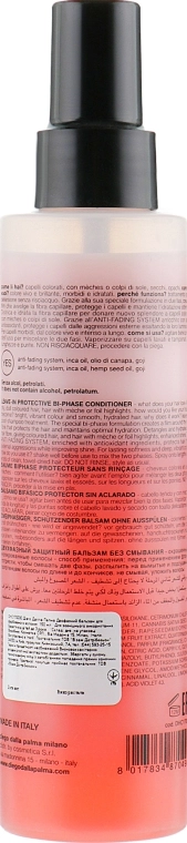 Diego Dalla Palma Двофазний бальзам для фарбованого волосся Salva Colore Leave-in Protective Bi-Phase Conditioner - фото N2