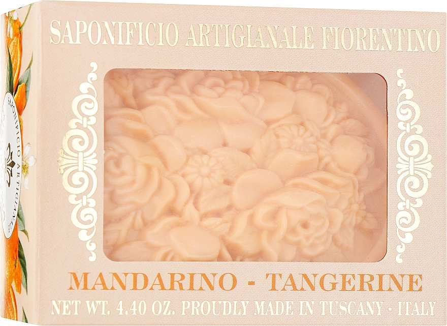 Saponificio Artigianale Fiorentino Мыло натуральное "Мандарин" Botticelli Mandarin Soap - фото N1