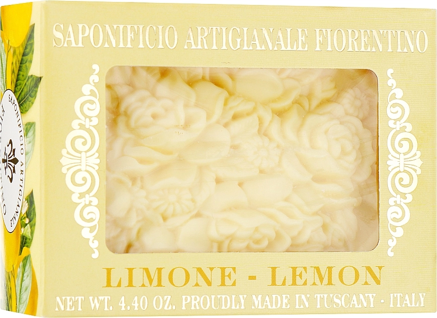 Saponificio Artigianale Fiorentino Мило натуральне "Лимон" Botticelli Lemon Soap - фото N1