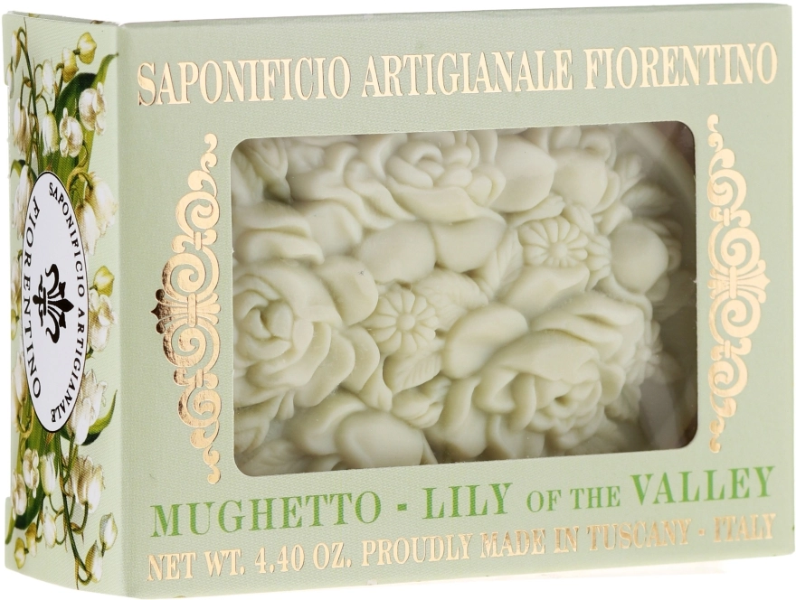 Saponificio Artigianale Fiorentino Мило натуральне "Конвалія" Botticelli Lily Of The Valley Soap - фото N1