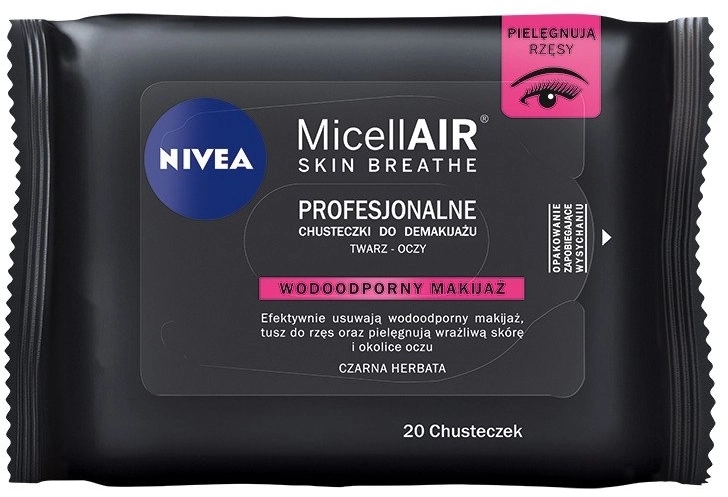 Nivea Міцелярні серветки MicellAIR Expert Micellar Makeup Remover Wipes - фото N1