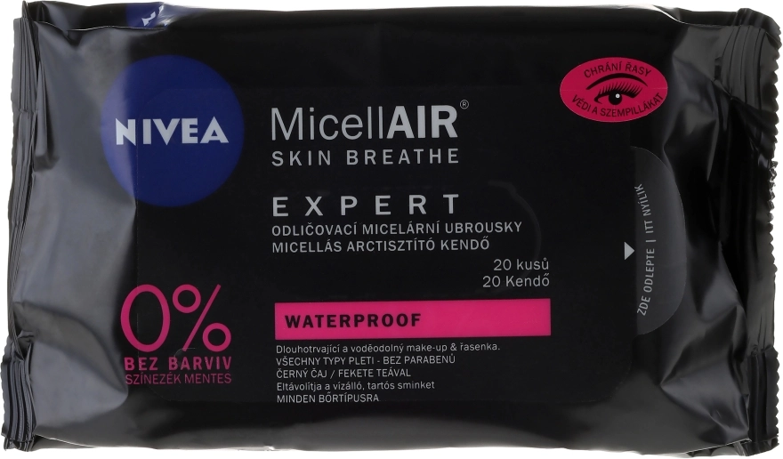 Nivea Міцелярні серветки MicellAIR Expert Micellar Makeup Remover Wipes - фото N2