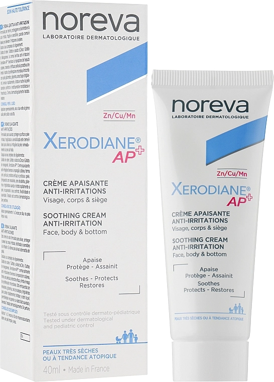 Noreva Laboratoires Крем против раздражений Xerodiane AP+ Creme Anti-Irritations Cu/Zn/Mn - фото N2