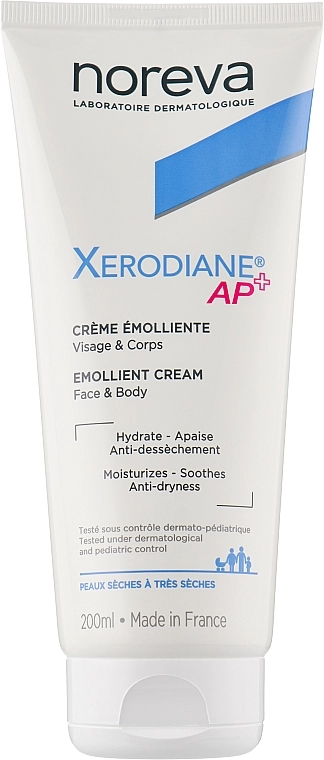 Noreva Laboratoires Крем-емольянт для обличчя і тіла Xerodiane AP+ Creme Emolliente - фото N1