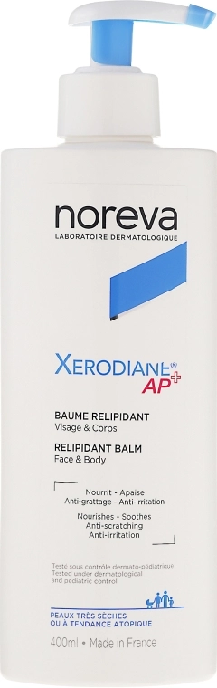 Noreva Laboratoires Бальзам ліпідовідновлювальний для обличчя і тіла Xerodiane AP+ Relipidant Balm - фото N4