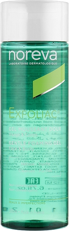 Noreva Laboratoires М'який очищувальний гель для обличчя і тіла Noreva Exfoliac Gentle Foaming Gel - фото N1