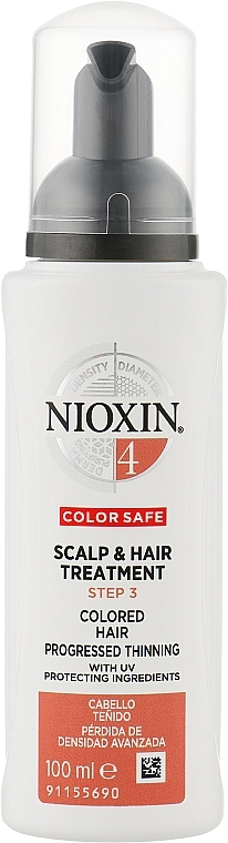 Nioxin Питательная маска для кожи головы и волос Color Safe System 4 Scalp Treatment - фото N1