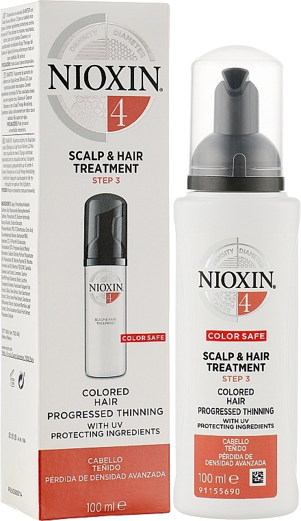 Nioxin Живильна маска для шкіри голови і волосся Color Safe System 4 Scalp Treatment - фото N2