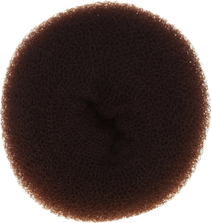 Ronney Professional Валик для зачіски, 15х6.5 см, коричневий Hair Bun 053 - фото N1