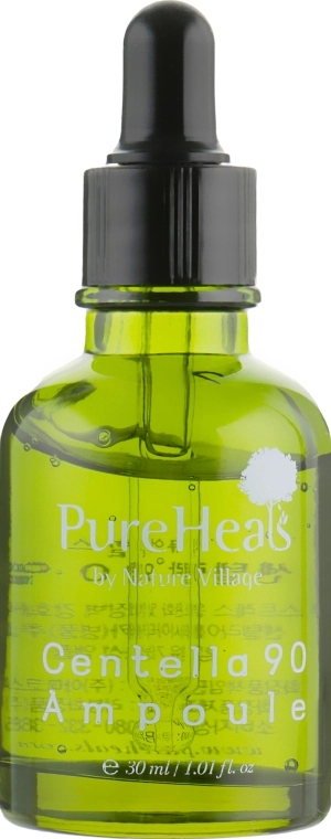 Відновлювальна сироватка з екстрактом центели - PureHeal's Centella 90 Ampoule, 30 мл - фото N2