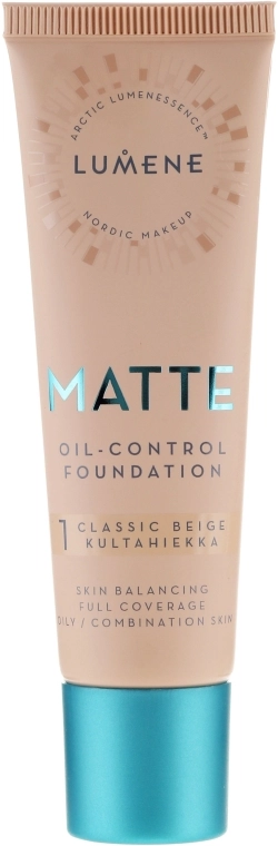 Lumene Matte Oil-control Foundation Матувальна тональна основа - фото N1