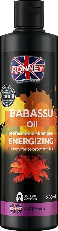 Ronney Professional Шампунь для фарбованого волосся з олією бабасу Ronney Babassu Oil Energizing Shampoo - фото N1