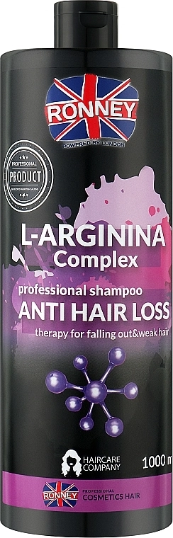 Ronney Professional Шампунь для ослабленных волос L-Arginina Complex Anti Hair Loss Shampoo - фото N1