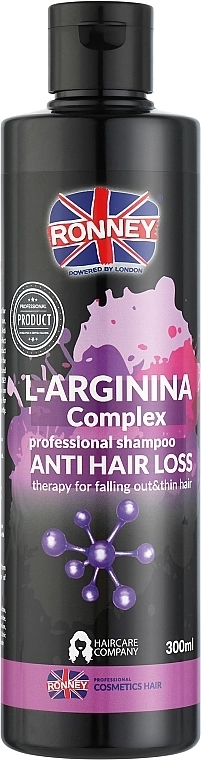 Ronney Professional Шампунь для ослабленных волос L-Arginina Complex Anti Hair Loss Shampoo - фото N2