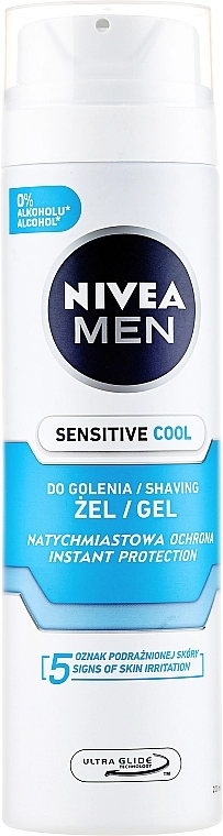 Nivea Охлаждающий гель для бритья MEN Sensitive - фото N1