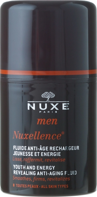 Nuxe Антивіковий флюїд для чоловіків Men Nuxellence Youth and Energy Revealing Anti-Aging Fluid - фото N2