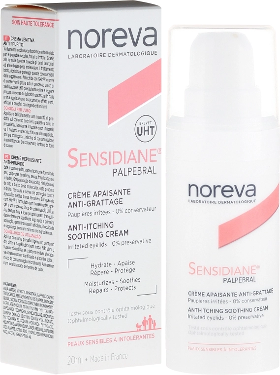 Noreva Laboratoires Крем для повік Sensidiane Palpebral - фото N1