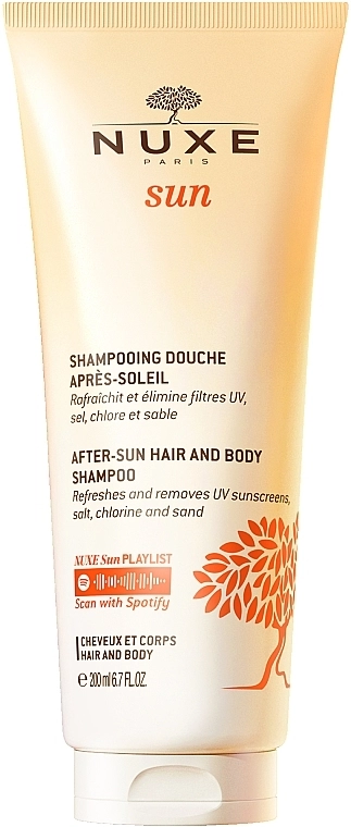 Nuxe Шампунь-гель после загара 2в1 Sun Care After Sun Shampoo Body And Hair Shower - фото N1