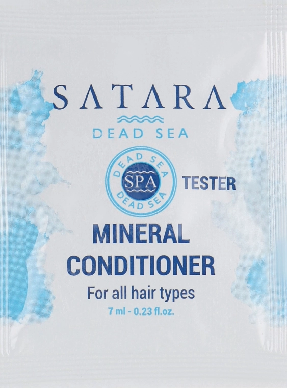 Satara Минеральный кондиционер для всех типов волос Dead Sea Mineral Conditioner (пробник) - фото N1
