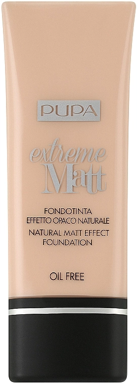 Pupa Extreme Matt Effect Foundation SPF 10 Тональний крем-флюїд для обличчя - фото N1