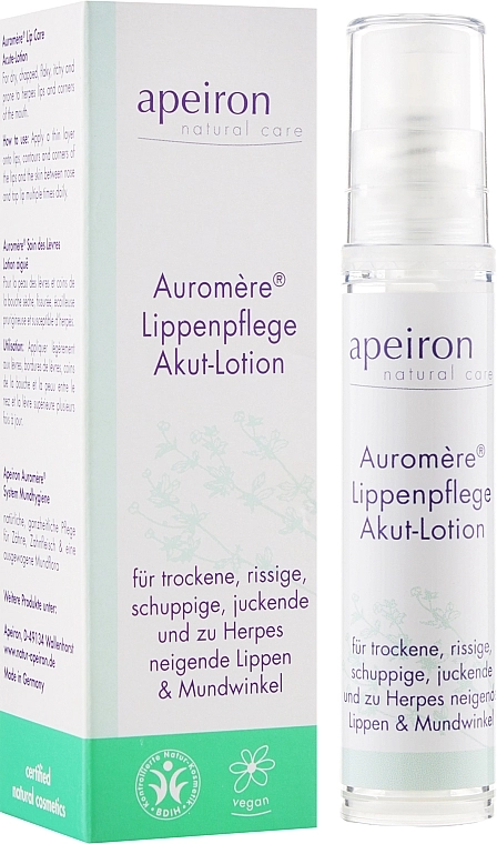 Apeiron Лосьйон для губ Auromere Acute Lip Care Lotion - фото N2