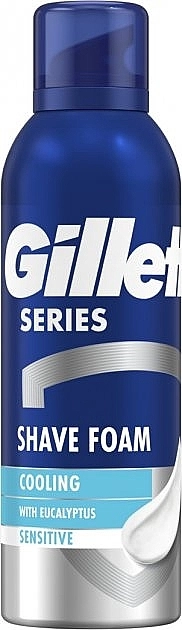 Gillette Охолоджувальна піна для гоління Series Sensitive Cool - фото N3