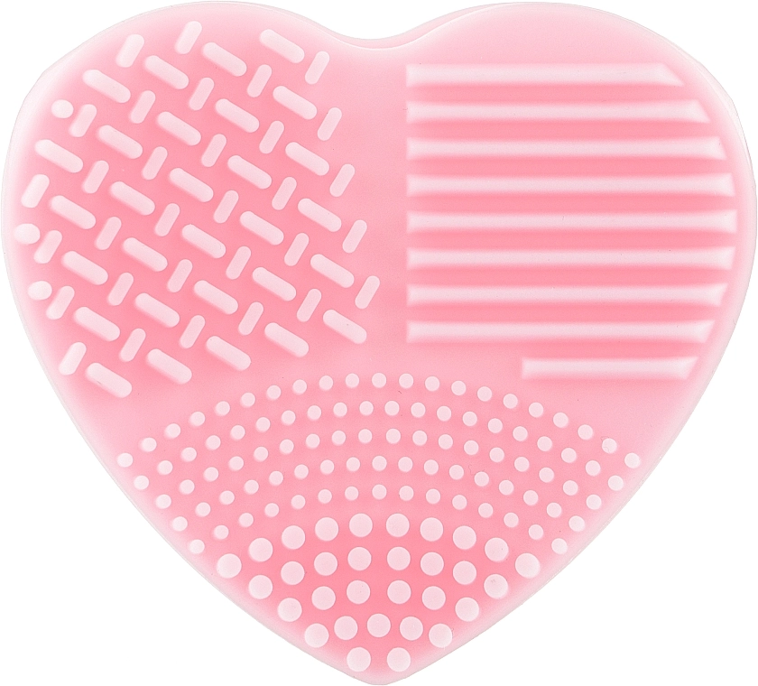 Ilu Очиститель кистей "Сердечко", розовый Brush Cleaner Pink - фото N1