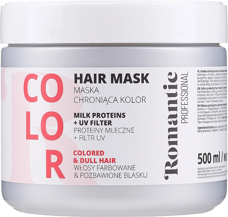 Romantic Professional Маска для окрашенных волос Color Hair Mask - фото N3