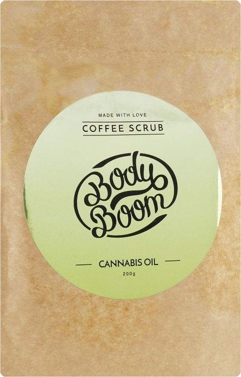BodyBoom Кофейный скраб с коноплей Cannabis Oil Coffee Scrub - фото N5