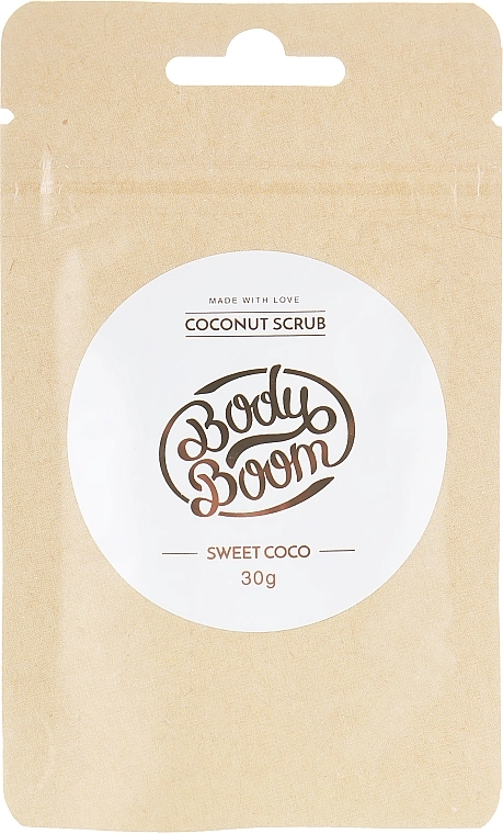 BodyBoom Кокосовый скраб для тела Coconut Scrub Sweet Coco - фото N1