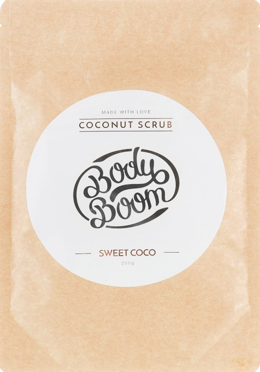 BodyBoom Кокосовий скраб для тіла Body Boom Coconut Scrub Sweet Coco - фото N5