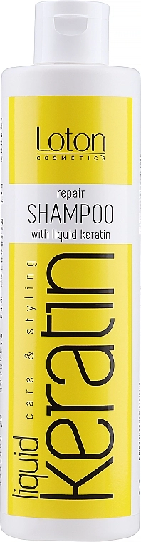 Loton Відновлювальний шампунь з рідким кератином Shampoo With Liquid Keratin - фото N1