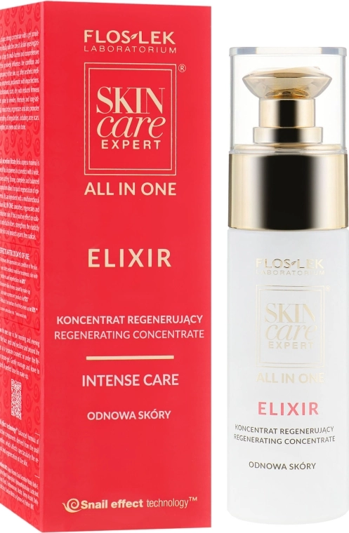 Floslek Регенерувальний еліксир-концентрат для обличчя Skin Care Expert All In One Elixir Regenerating Concentrate - фото N1