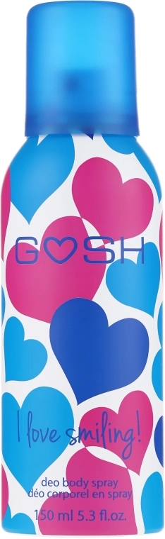 Gosh Copenhagen Дезодорант-спрей I Love Smiling Deo Body Spray - фото N1