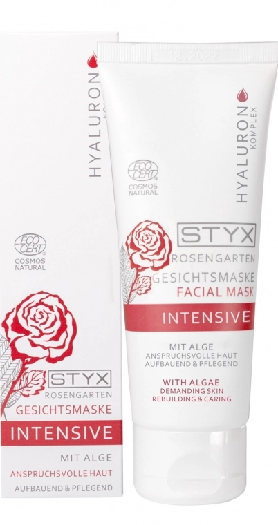 Styx Naturcosmetic Маска-лифтинг для лица с органическими водорослями Rose Garden Intensive Facial Mask - фото N1