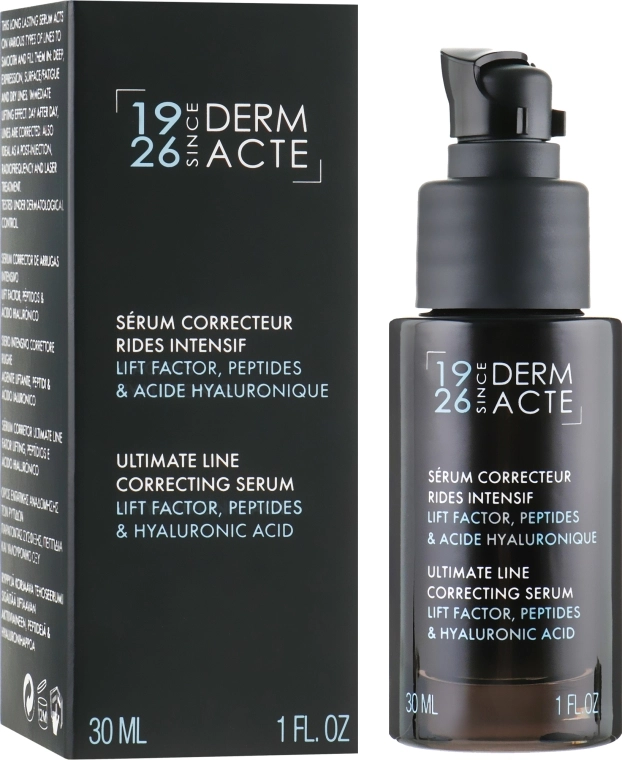 Academie Сироватка від зморшок коригувальна з ліфтинг-фактором Derm Acte Ultimate Line Correcting Serum - фото N1