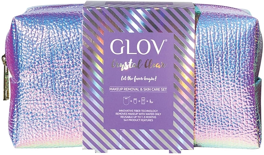 Glov Набір On-The-Go Crystal Clear (glove/mini/1pcs + glove/1pcs + stick/40g + hanger/1pcs + bag) - фото N6