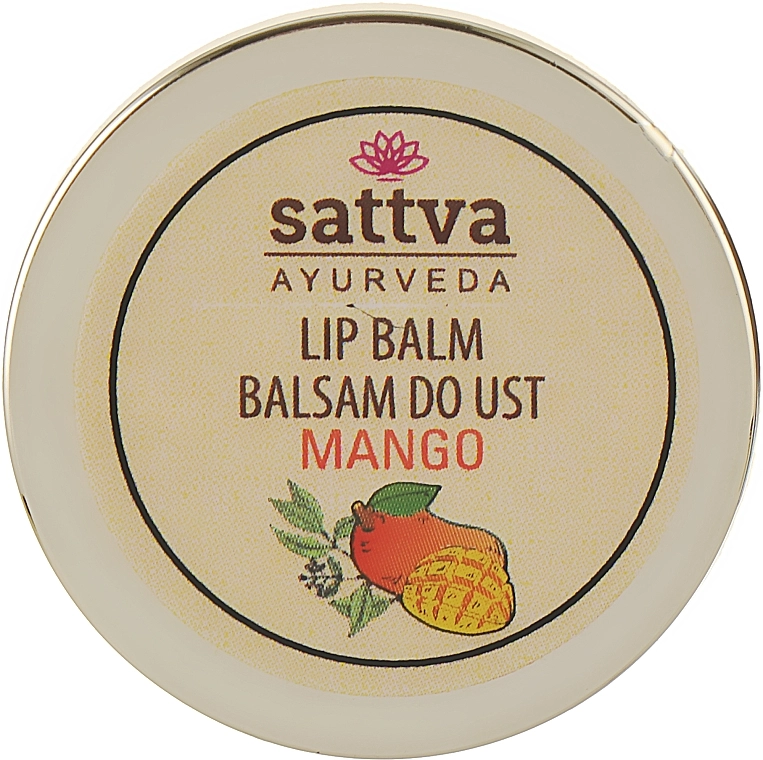 Sattva Бальзам для губ "Манго" Swati Ayurveda Lip Balm Mango - фото N1