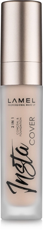 LAMEL Make Up Insta Cover Conceal Жидкий консилер для лица - фото N1