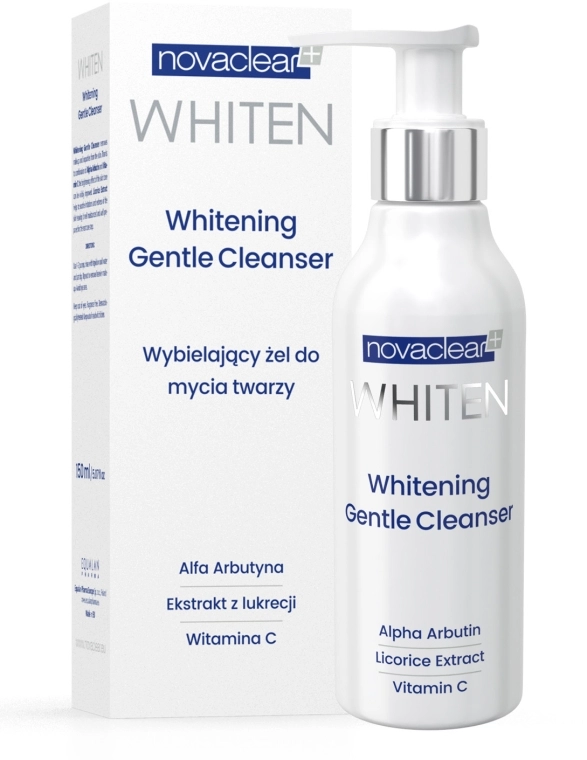 Novaclear Гель для очищения лица Whiten Whitening Gentle Cleanser - фото N1