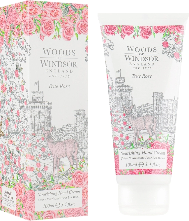 Woods of Windsor Питательный крем для рук True Rose Hand Cream - фото N1